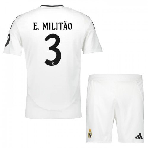 Dječji - Dresovi Komplet Real Madrid E. Militao 3 Domaći 2024-25 Dječji - Dresovi Komplet Real Madrid E. Militao 3 Domaći 2024-25